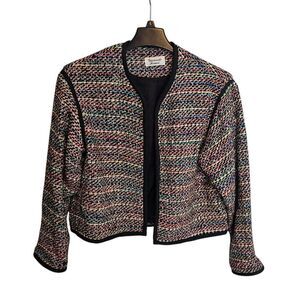 Vintage Giancarlo Ferrari Zip Up Silk Jacket. Size Large‎ Retro Fashion